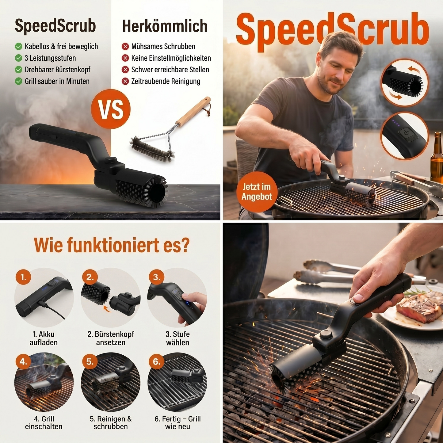 SpeedScrub | Grillreinigung leicht gemacht