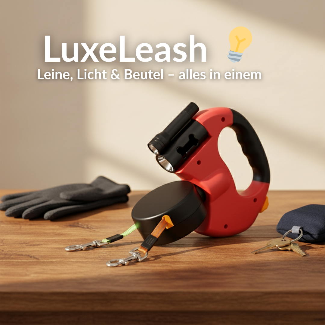 LuxeLeash | 4-in-1 Multifunktionsleine