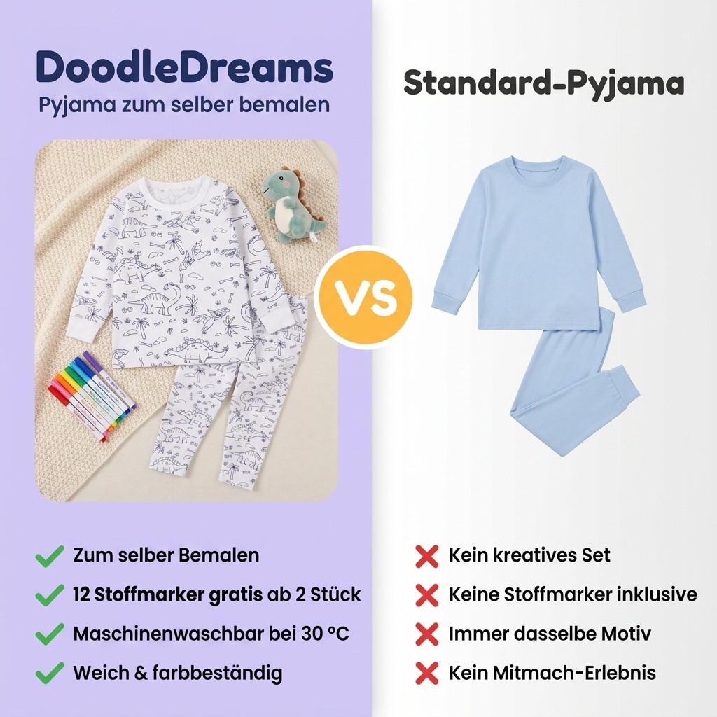 DoodleDreams | Pyjama zum selber bemalen