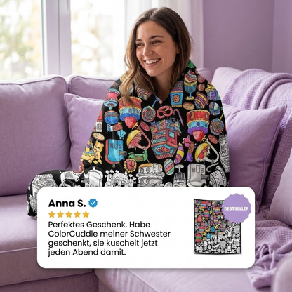 ColorCuddle | deine kreative Kuscheldecke