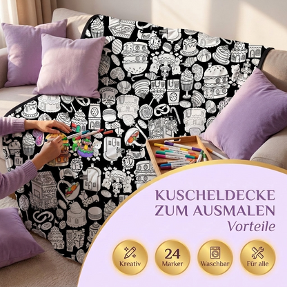 ColorCuddle | deine kreative Kuscheldecke
