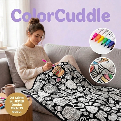 ColorCuddle | deine kreative Kuscheldecke