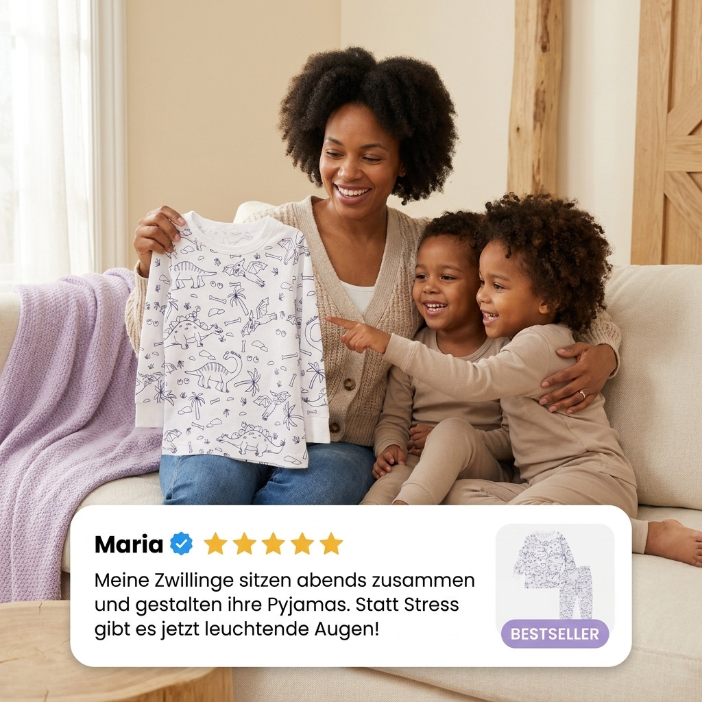 DoodleDreams | Pyjama zum selber bemalen
