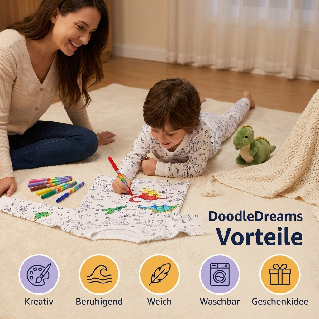 DoodleDreams | Pyjama zum selber bemalen