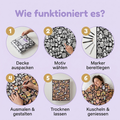 ColorCuddle | deine kreative Kuscheldecke