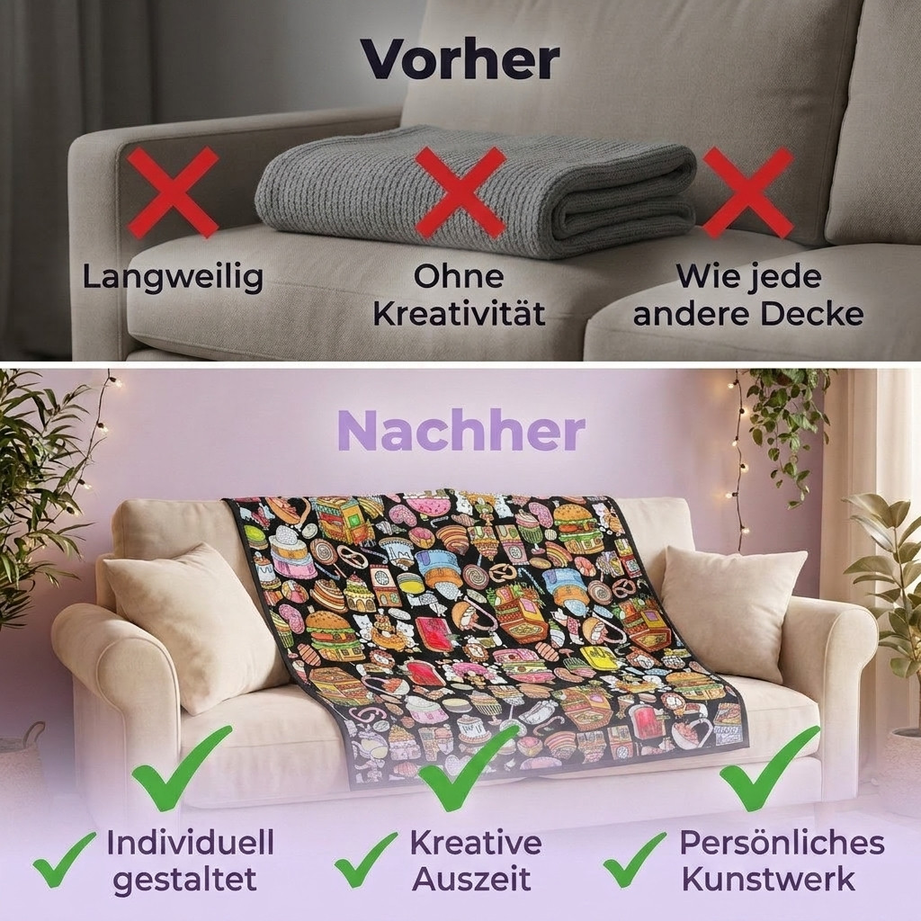 ColorCuddle | deine kreative Kuscheldecke