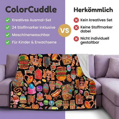 ColorCuddle | deine kreative Kuscheldecke