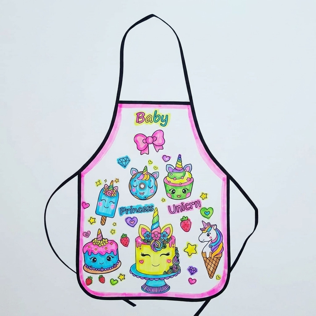 ColorCook | Kinderkochschürze zum Bemalen