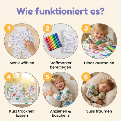 DoodleDreams | Pyjama zum selber bemalen